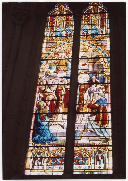 verrière F101 : Messe de saint Martin - © Ministère de la Culture (France), Médiathèque du patrimoine et de la photographie, diffusion GrandPalaisRmn Photo