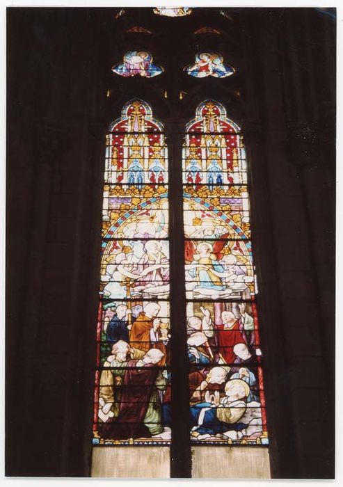 verrière D106 : Mort de saint Martin - © Ministère de la Culture (France), Médiathèque du patrimoine et de la photographie, diffusion GrandPalaisRmn Photo