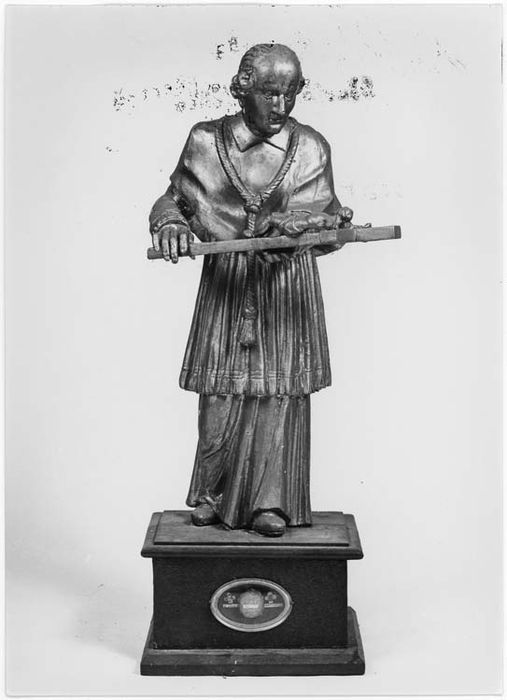 statuette-reliquaire : Saint Charles Borromée