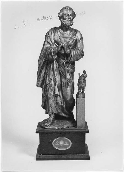 statuette-reliquaire : Saint Pierre