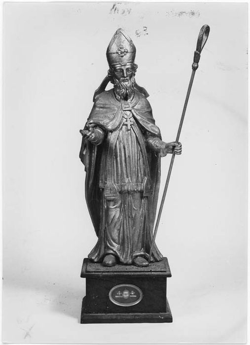 statuette-reliquaire : Saint Honoré