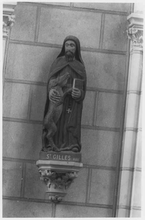 Statue : Saint Gilles