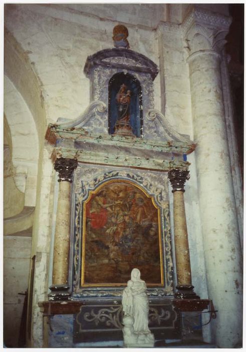 Autel et retable du Couronnement de la Vierge