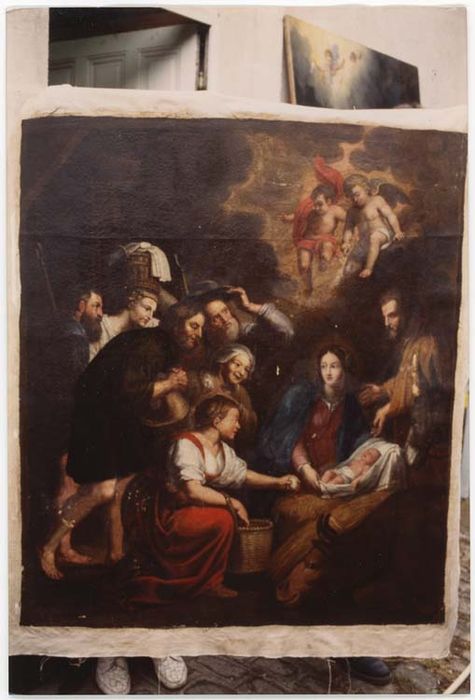 tableau : Adoration des bergers - © Ministère de la Culture (France), Médiathèque du patrimoine et de la photographie, diffusion GrandPalaisRmn Photo