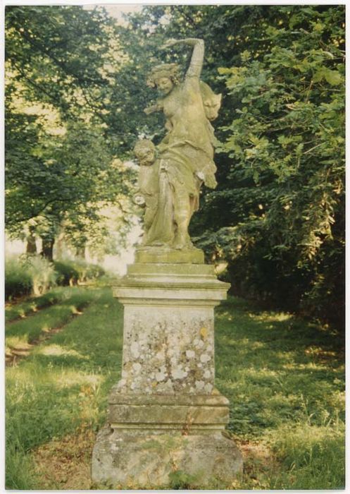 statue : Omphale et faune