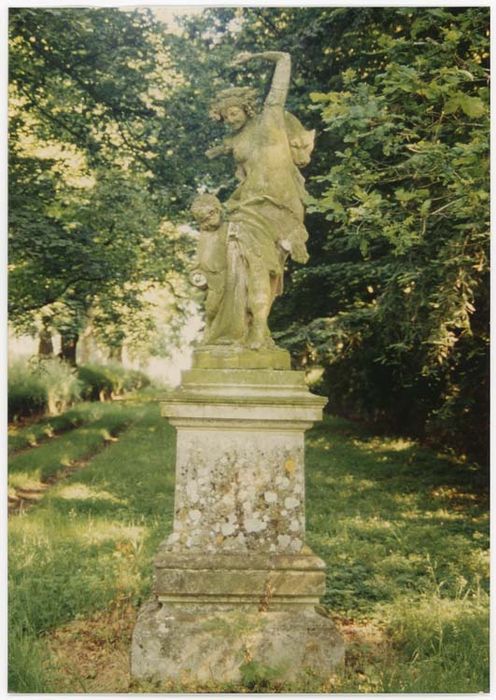 statue : Omphale et faune