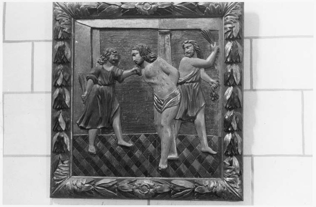 bas-relief : Flagellation