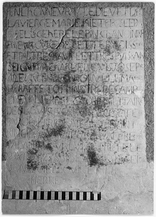 plaque commémorative (inscription)