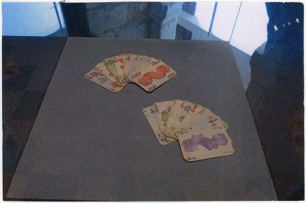 jeu de cartes, (photocopie numérisée)