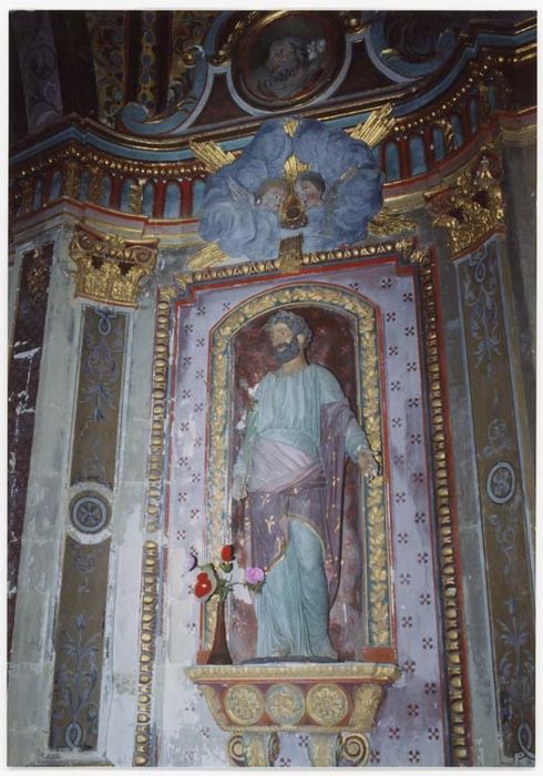 retable sud, statue : saint Joseph