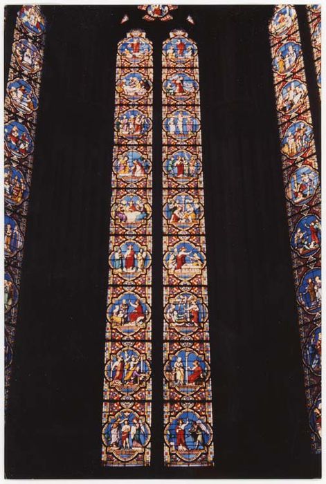 verrière F100 : Vie de Jésus