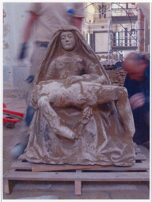 groupe sculpté : Vierge de Pitié