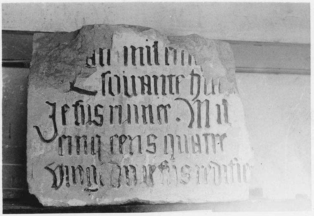 plaque commémorative (plaque de fondation) - © Ministère de la Culture (France), Médiathèque du patrimoine et de la photographie, diffusion GrandPalaisRmn Photo