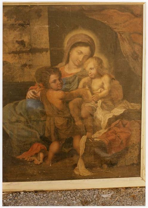 tableau : Vierge à l'Enfant et saint Jean-Baptiste