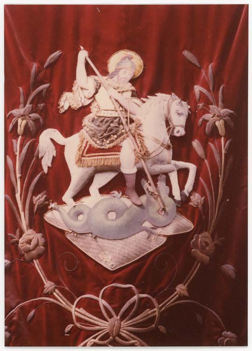 bannière de procession, saint Georges - © Ministère de la Culture (France), Médiathèque du patrimoine et de la photographie, diffusion GrandPalaisRmn Photo