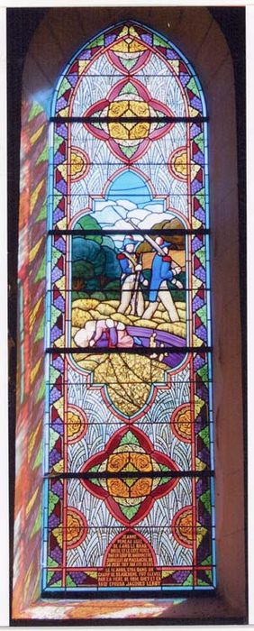 verrière F6 : Jeanne Peneau survit au massacre du 14 avril 1794 - © Ministère de la Culture (France), Médiathèque du patrimoine et de la photographie, diffusion GrandPalaisRmn Photo