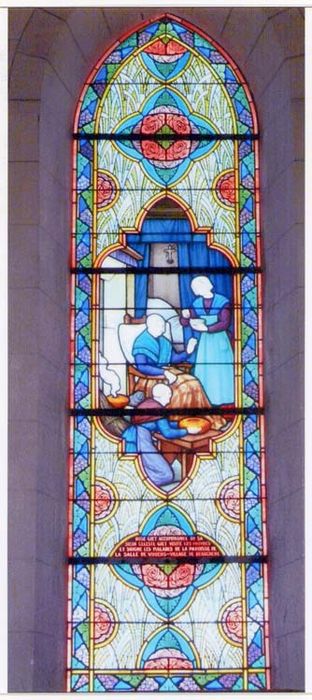 verrière F7 : Rose et Céleste Giet visitent les pauvres et soignent les malades - © Ministère de la Culture (France), Médiathèque du patrimoine et de la photographie, diffusion GrandPalaisRmn Photo