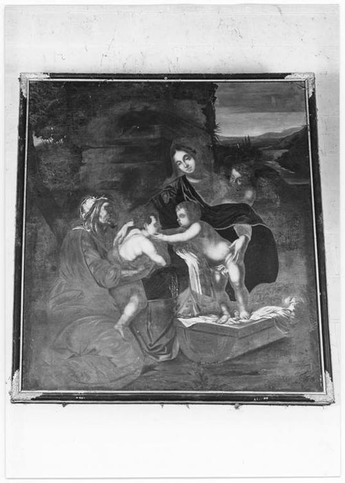 Tableau : Enfant Jésus et Jean-Baptiste