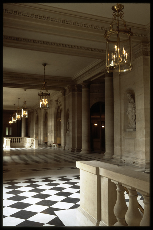 Galerie des Questeurs, aile sud, côté jardin