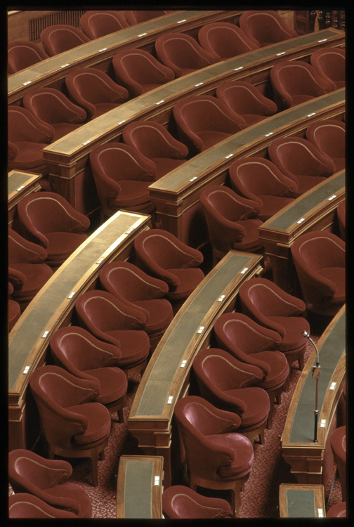 Salle des Séances : hémicycle des pairs