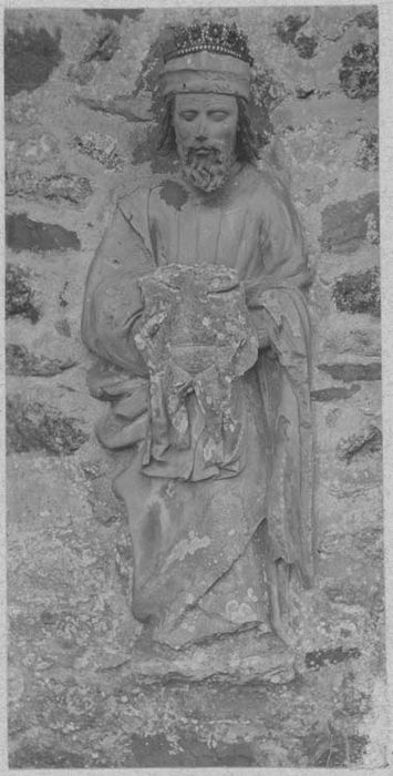 groupe sculpté : Saint Siméon tenant l'Enfant Jésus