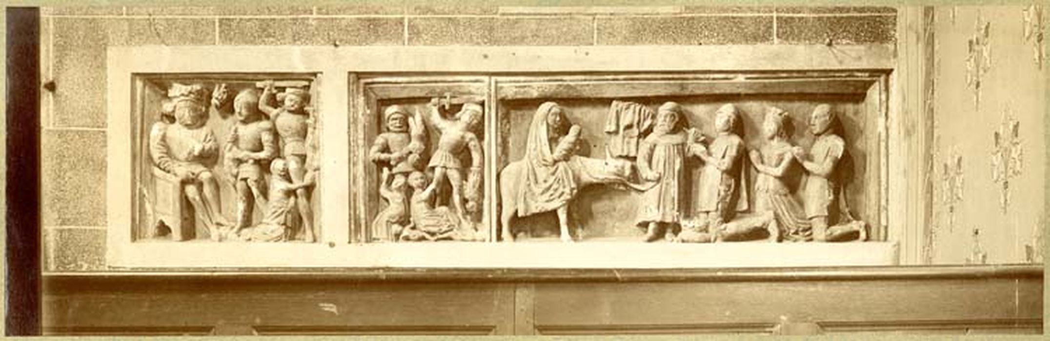 Bas-relief : Massacre des innocents (le), Fuite en Egypte (la)