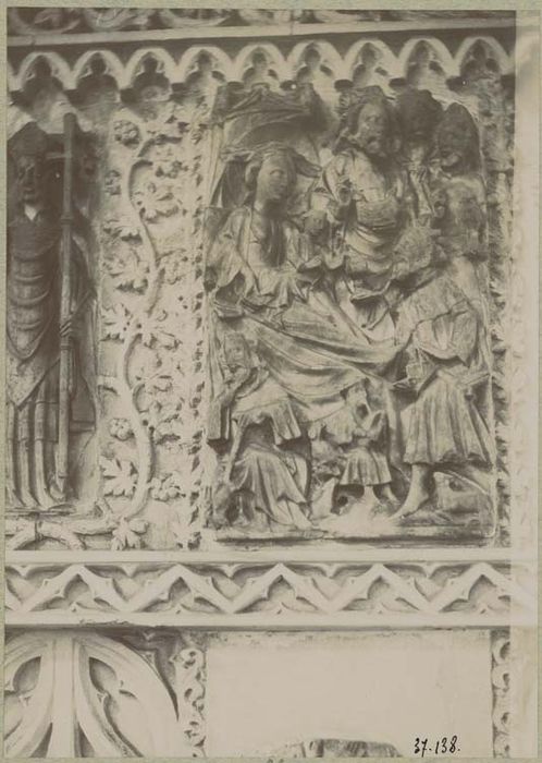 bas-relief : Scènes de la vie du Christ, Scènes de la vie de la Vierge, détail - © Ministère de la Culture (France), Médiathèque du patrimoine et de la photographie, diffusion GrandPalaisRmn Photo