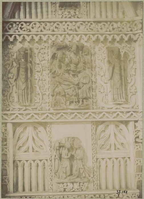 bas-relief : Scènes de la vie du Christ, Scènes de la vie de la Vierge, vue partielle - © Ministère de la Culture (France), Médiathèque du patrimoine et de la photographie, diffusion GrandPalaisRmn Photo
