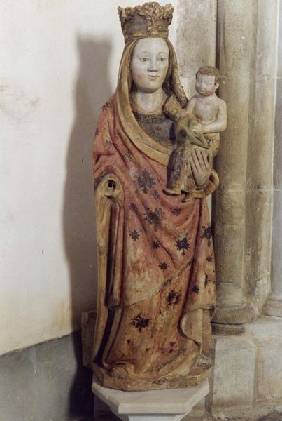 statue : Vierge à l'Enfant, vue générale