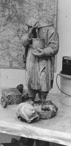 statue : saint Côme, vue générale - © Ministère de la Culture (France), Médiathèque du patrimoine et de la photographie (objets mobiliers), tous droits réservés