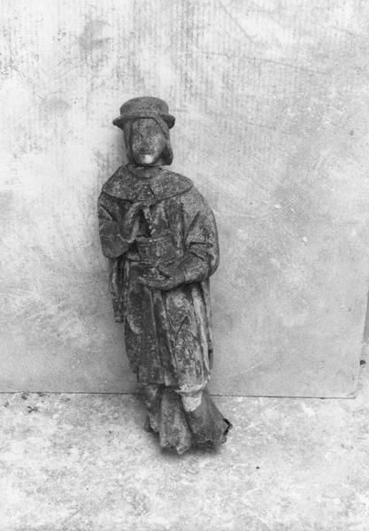 statue : saint Côme, vue générale - © Ministère de la Culture (France), Médiathèque du patrimoine et de la photographie (objets mobiliers), tous droits réservés