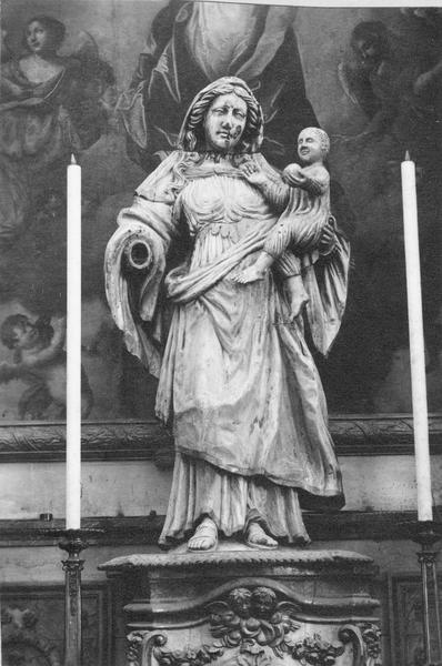 statue : Vierge à l'Enfant, vue générale