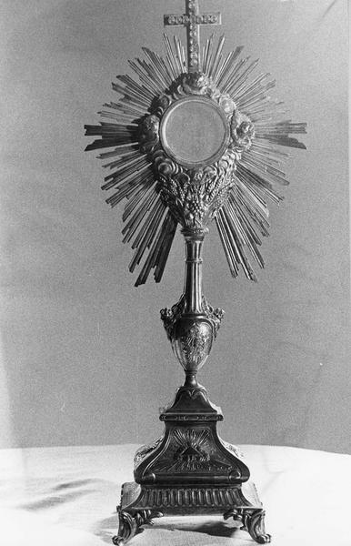 ostensoir, vue générale - © Ministère de la Culture (France), Médiathèque du patrimoine et de la photographie (objets mobiliers), tous droits réservés