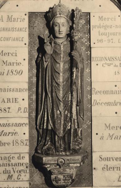 statue : Saint Augustin, vue générale