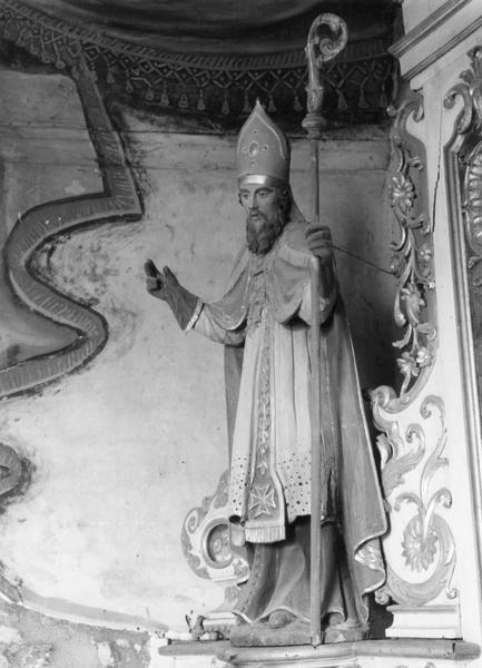 maître-autel, statue : saint Nicolas, vue générale