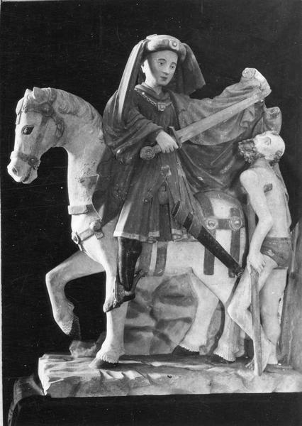 groupe sculpté : la charité de saint Martin - © Ministère de la Culture (France), Médiathèque du patrimoine et de la photographie (objets mobiliers), tous droits réservés