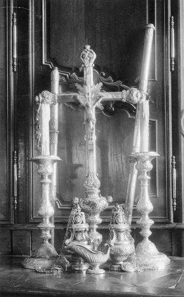 croix et hampe de procession, vue générale