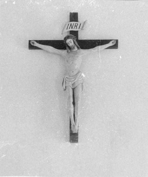 statue :  le Christ en croix, vue générale - © Ministère de la Culture (France), Médiathèque du patrimoine et de la photographie (objets mobiliers), tous droits réservés