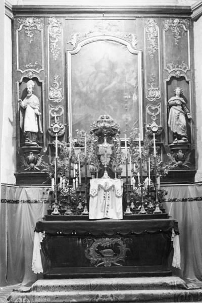 maître-autel, tabernacle, exposition, vue générale - © Ministère de la Culture (France), Médiathèque du patrimoine et de la photographie (objets mobiliers), tous droits réservés