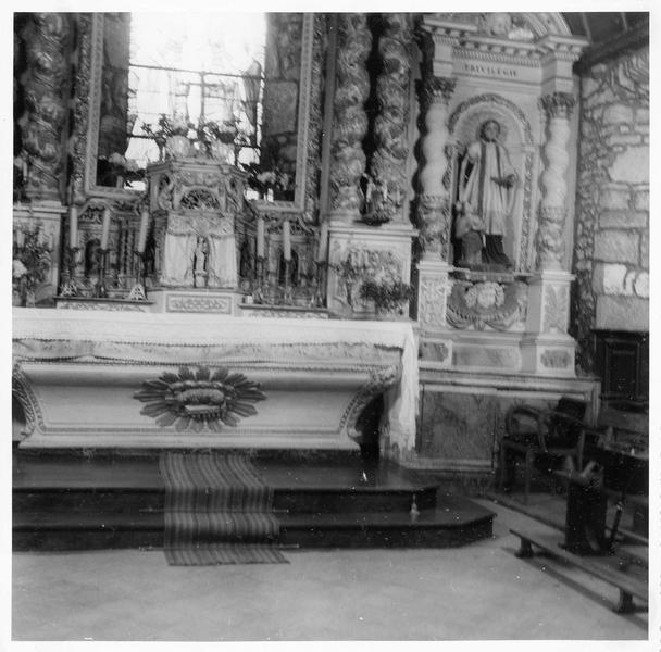 maître-autel, vue partielle