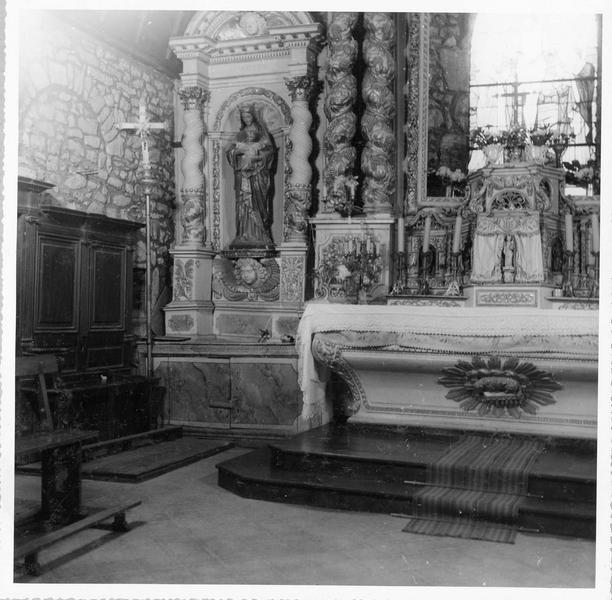 maître-autel, vue partielle