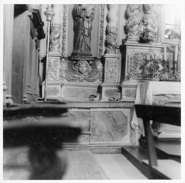 maître-autel, vue partielle