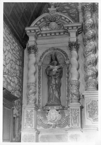 maître-autel, vue partielle