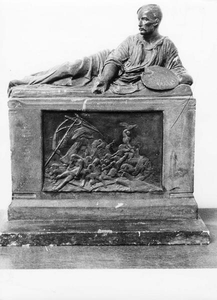 maquette du monument Géricault, vue générale - © Ministère de la Culture (France), Médiathèque du patrimoine et de la photographie (objets mobiliers), tous droits réservés