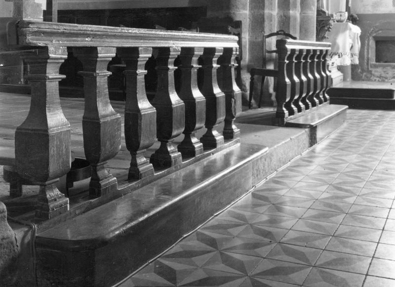 clôture de choeur (table de communion), vue générale - © Ministère de la Culture (France), Médiathèque du patrimoine et de la photographie (objets mobiliers), tous droits réservés