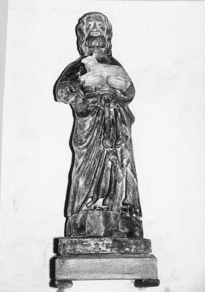 statue : saint Jean-Baptiste, vue générale