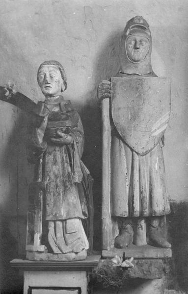 statue : saint Maurice soldat, vue générale