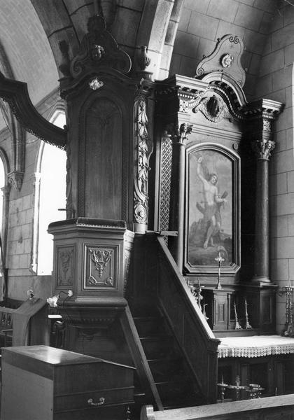 retable secondaire, vue générale