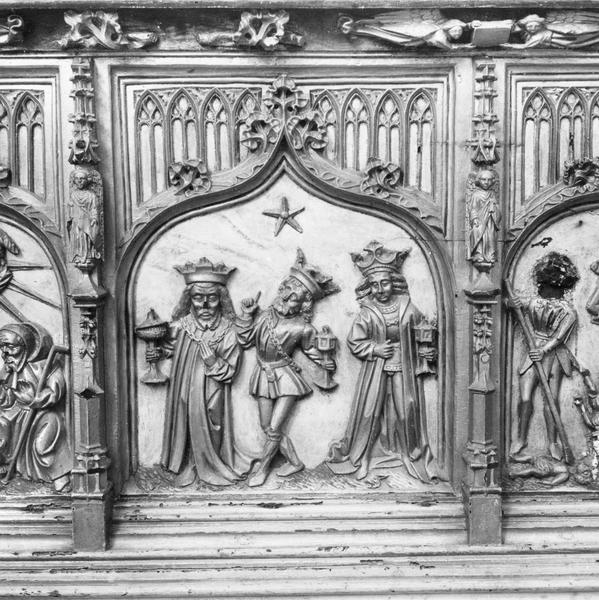 devant d'autel : cycle de la Nativité, détail - © Ministère de la Culture (France), Médiathèque du patrimoine et de la photographie (objets mobiliers), tous droits réservés