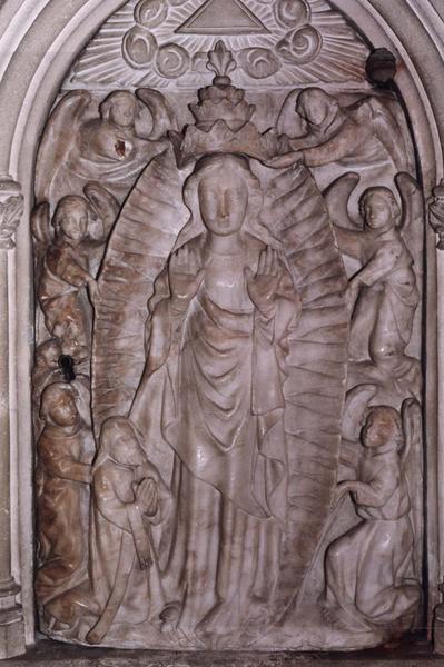 bas-relief : l'Assomption de la Vierge, vue générale